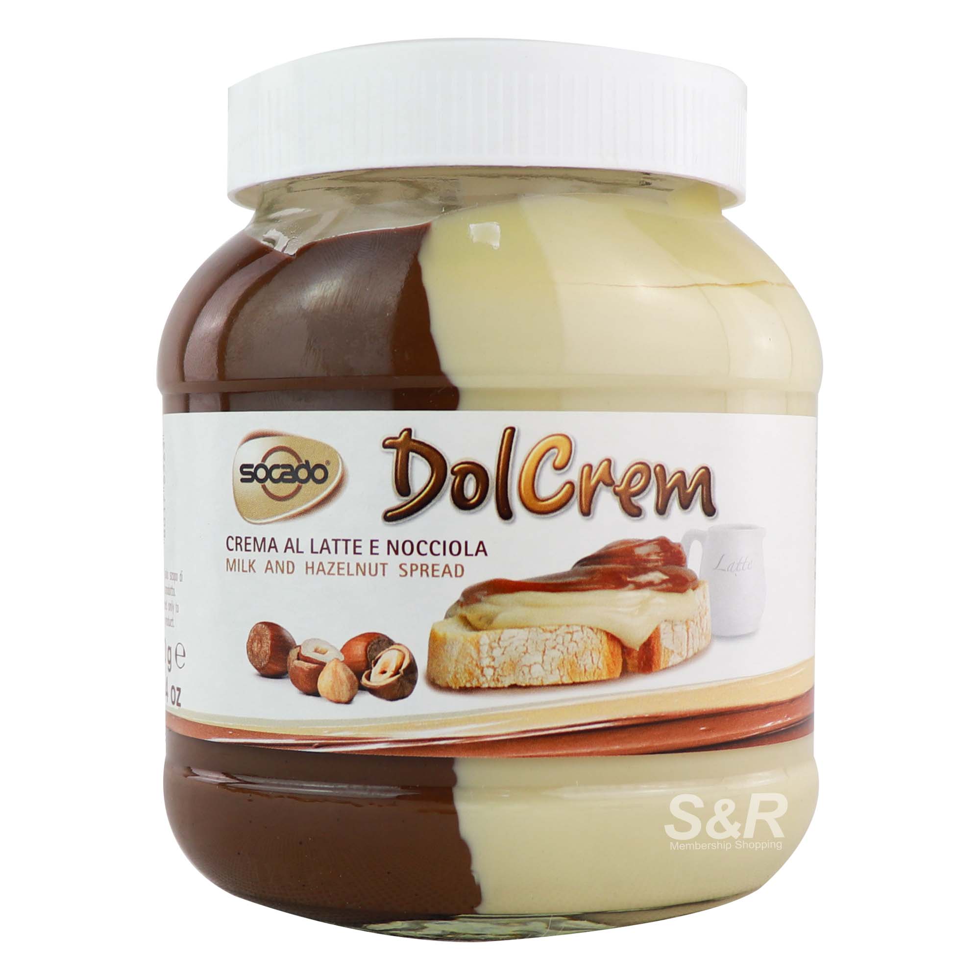 Socado DolCrem Milk and Hazelnut Spread 750g Socado DolCrem Milk and Hazelnut Spread 750g